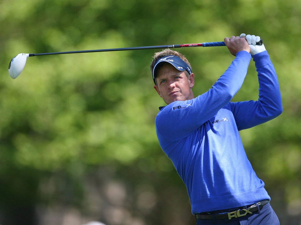 Luke Donald will be fighting to keep hold of his world No. 1 ranking