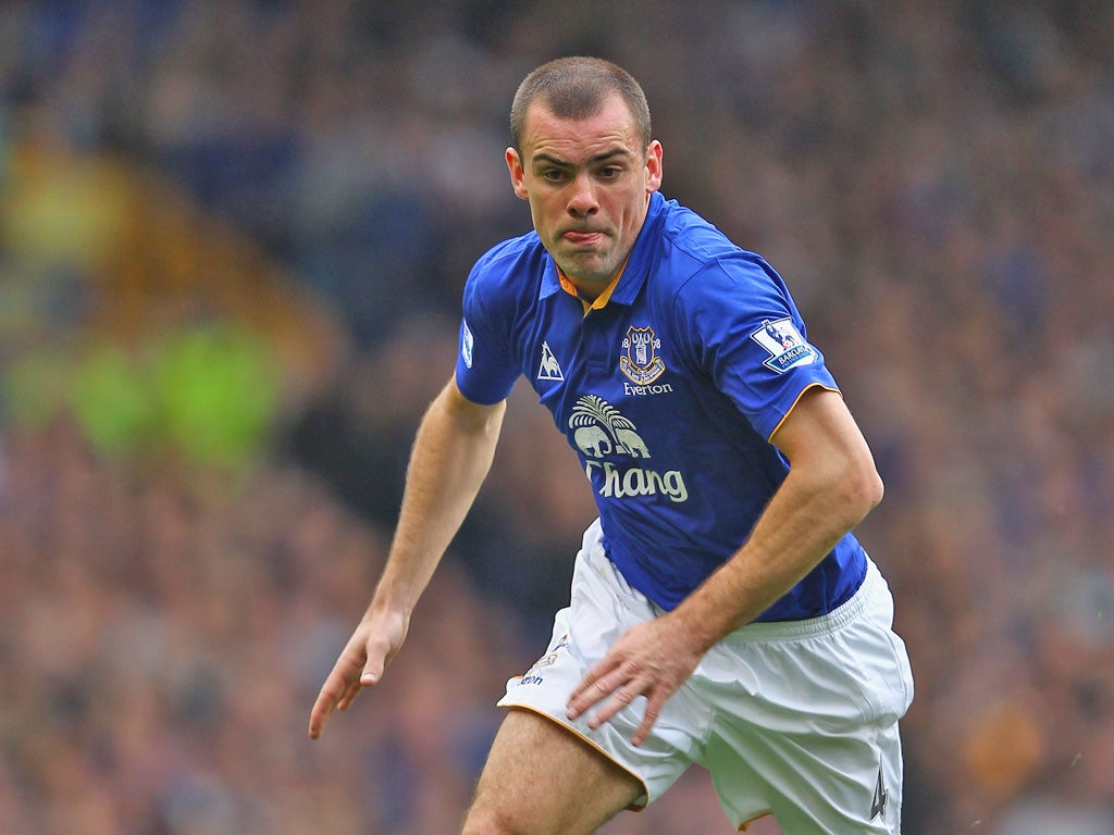 Darron Gibson has started to embrace Everton's work ethic