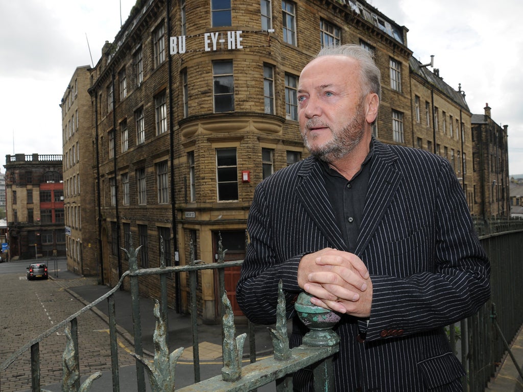 George Galloway in Bradford, which he points out has the
youngest population in Britain