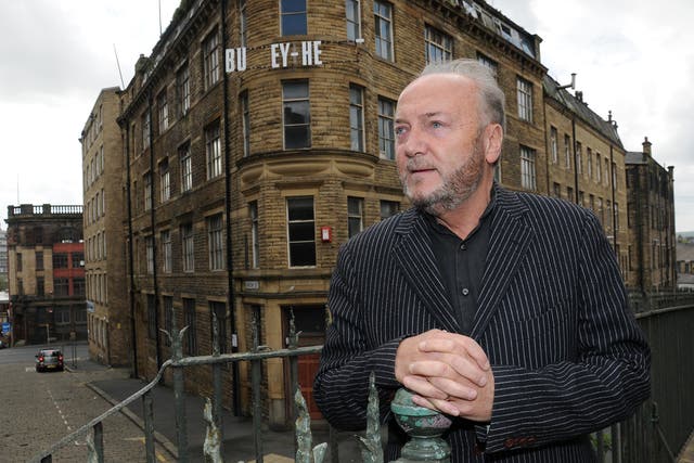 George Galloway in Bradford, which he points out has the
youngest population in Britain