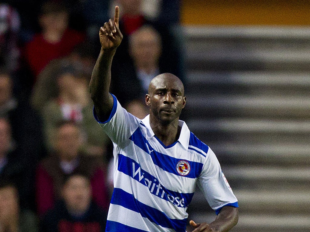 Jason Roberts: Headed his sixth goal for Reading since joining from Blackburn Rovers in late January