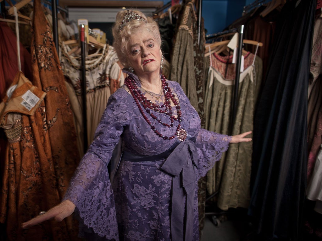 Strictly Opera: Ann Widdecombe during rehearsals for La Fille du régiment last week