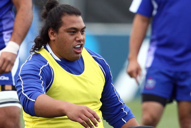 Heavy duty: Census Johnston of Toulouse may be a nutritionist's nightmare but the Samoan is also the top tighthead prop at Europe's biggest club