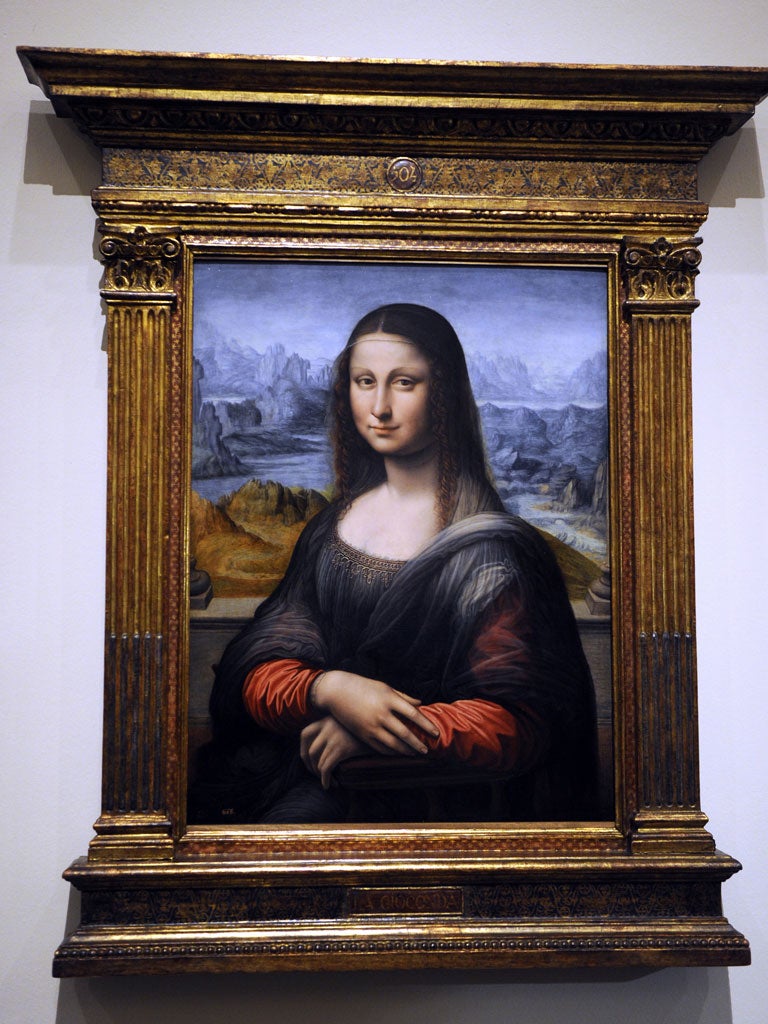 Da Vinci's version of the Mona Lisa at the Prado in Madrid