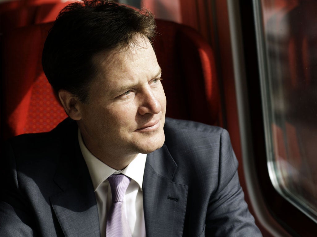Nick Clegg defended plans to cap tax relief on charitable donations today