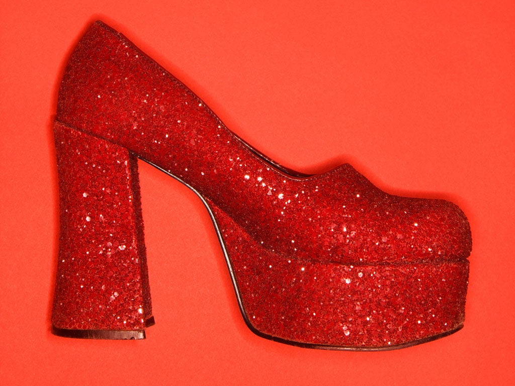 Platform shoes were big in the 70s