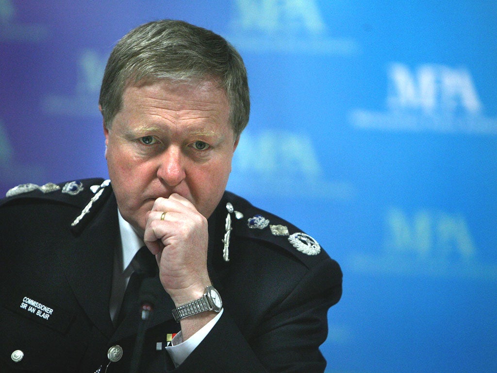 Ian Blair resigned in 2008 after disagreements with
London Mayor Boris Johnson