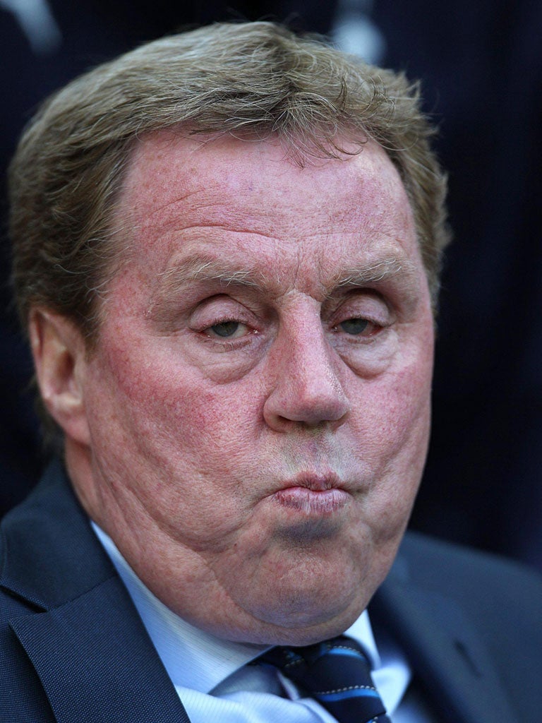 Harry Redknapp says his Spurs players face ‘a test of character