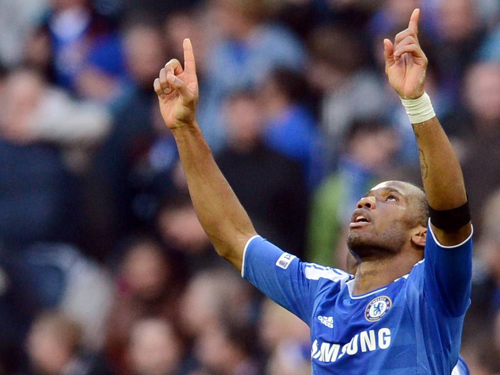 Didier Drogba is out of contract in the summer