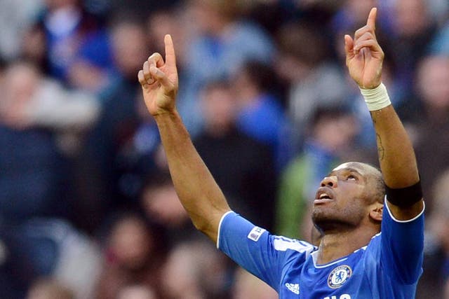 Didier Drogba is out of contract in the summer
