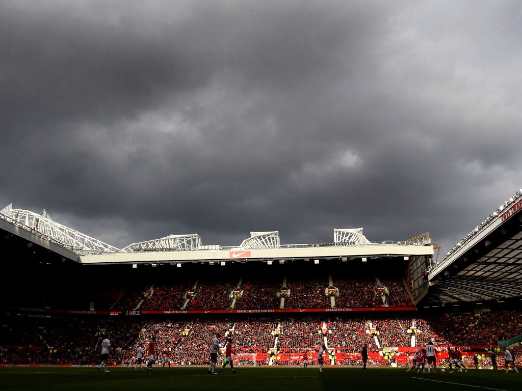 United fans have sometimes been criticised for the lack of noise at Old Trafford