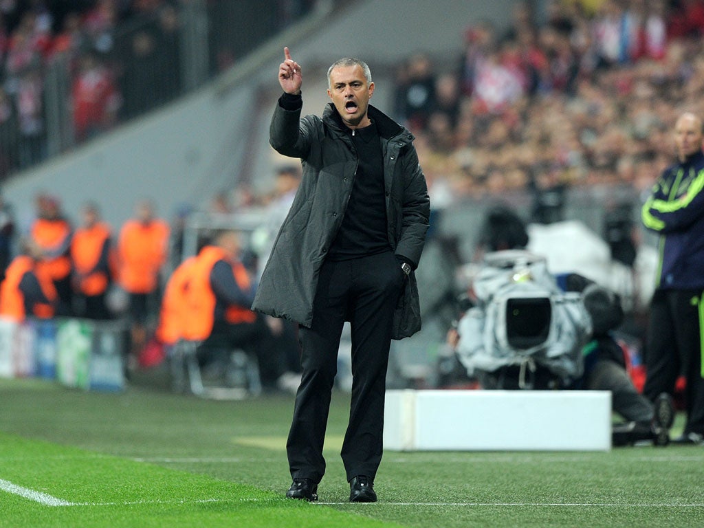 Jose Mourinho pictured in Munich