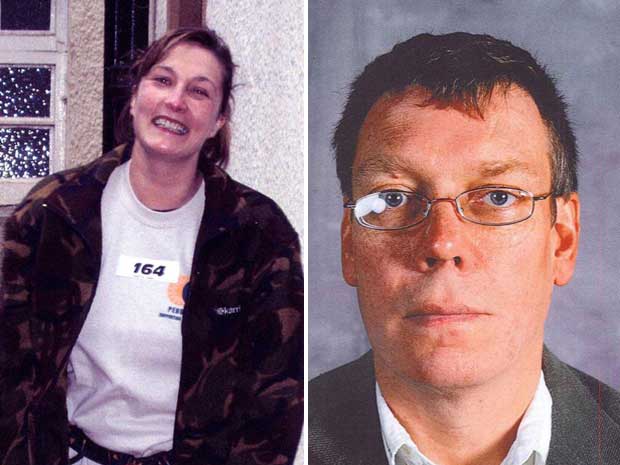 David Gilroy (right) was jailed for at least 18 years today for the murder of Suzanne Pilley