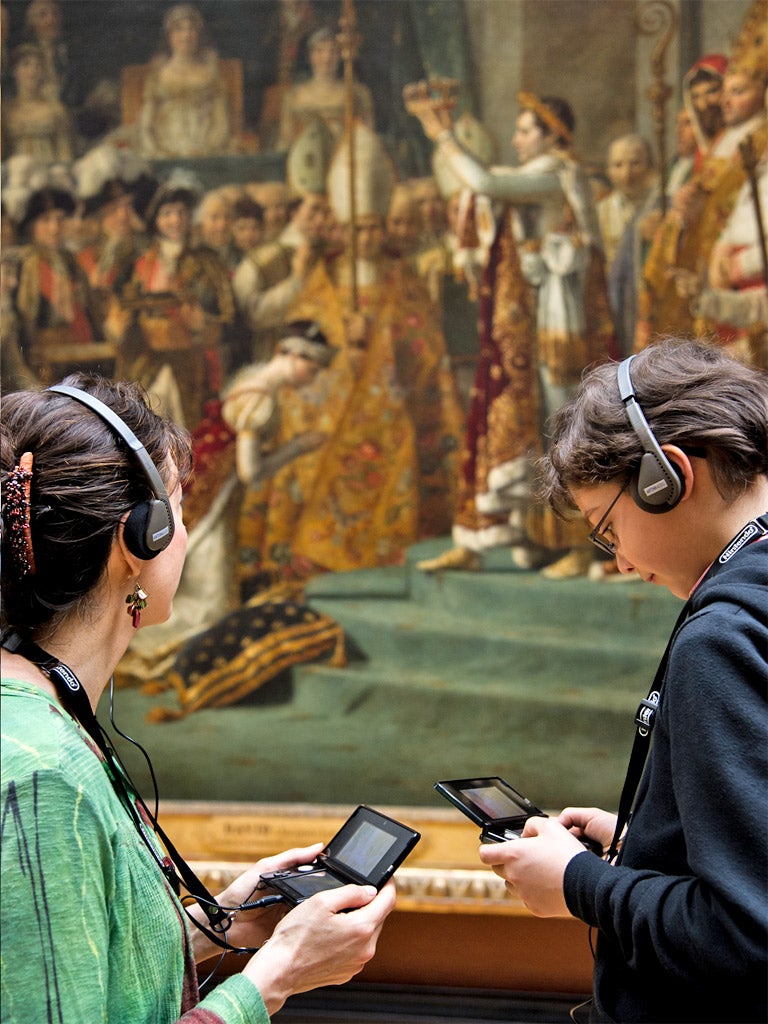 Visitors to the Louvre are given fresh perspective through the Nintendo 3DS guides
