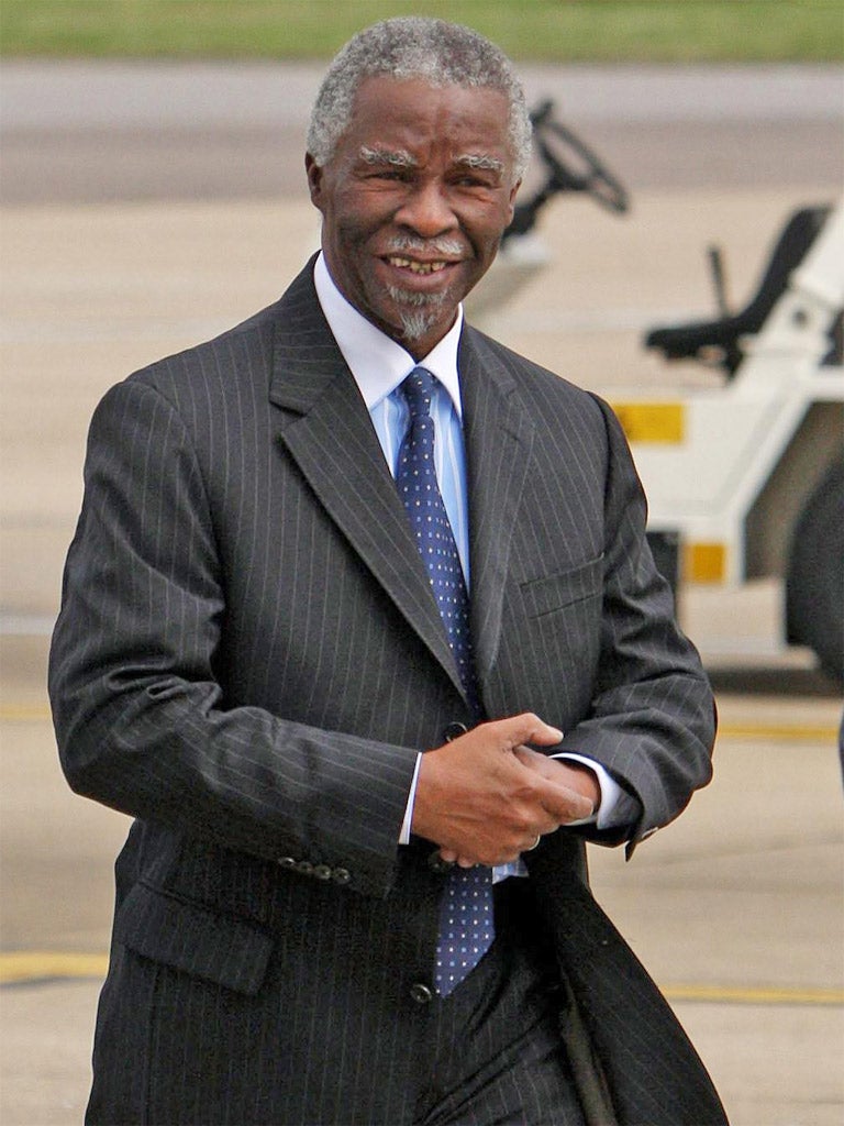 Thabo Mbeki, the former South African President,
