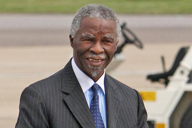 Thabo Mbeki, the former South African President,