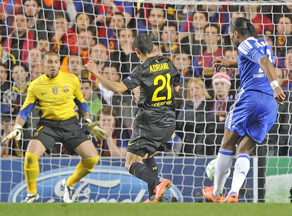 Didier Drogba sweeps home Chelsea's goal last night
