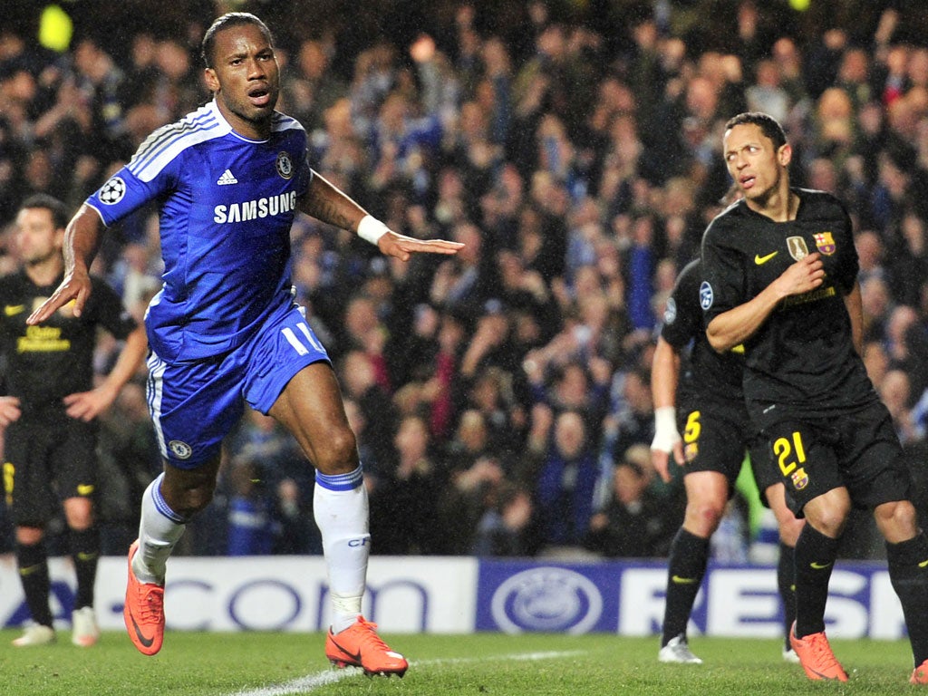 Didier Drogba For all the boring silliness, he did work hard, and scored one of the most important goals of his Chelsea career. 8