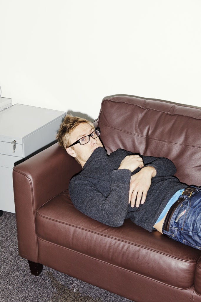 Howard says: 'I've got a lazy eye, and people often think I'm arrogant, or pissed'