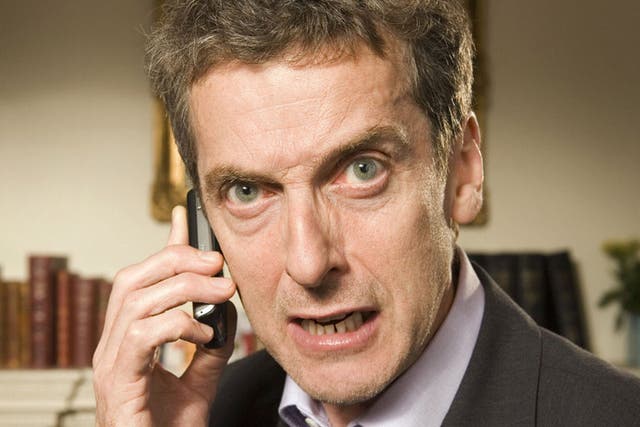 The word of the week is omnishambles. It was a word first used in an expletive-strewn rant by Malcolm Tucker in a lift in The Thick Of It (pictured)