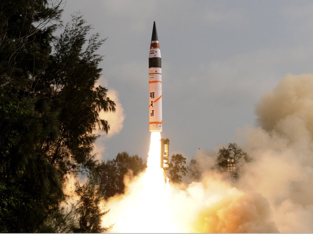 Agni-V missile range: 5,000km