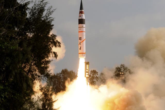 Agni-V missile range: 5,000km