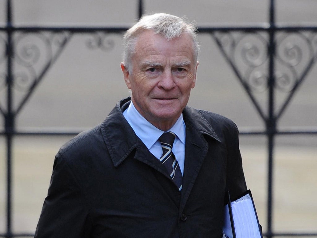 Max Mosley's lawyers have previously said his case is 'not about censoring the internet'