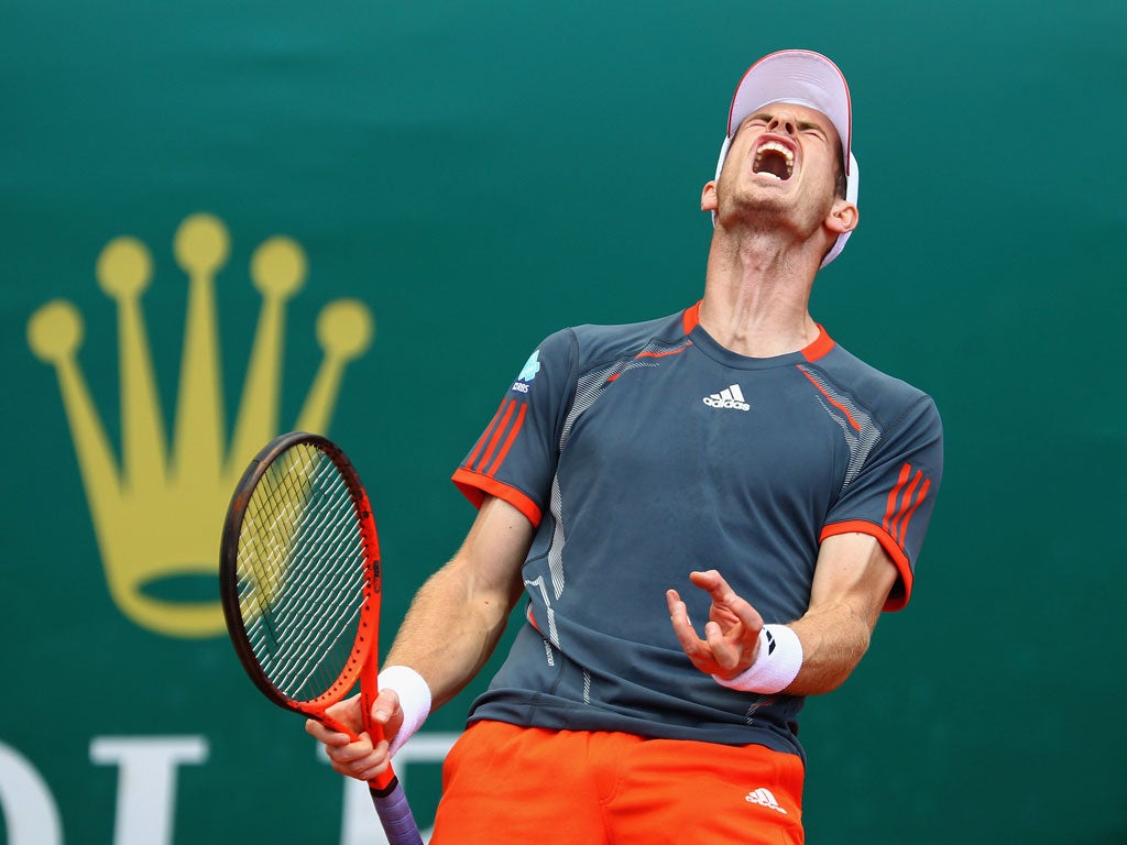 Andy Murray pictured in Monte Carlo