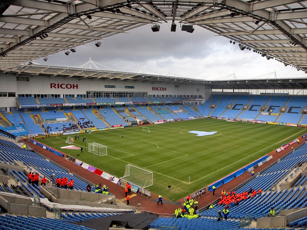 Even the arrival of the Olympics does not bring much financial cheer as the club does not own the Ricoh