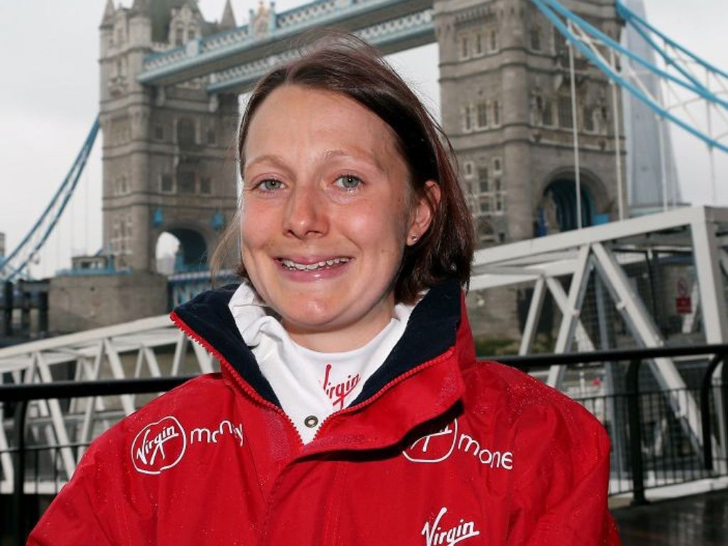 Claire Hallissey (pictured) seems best placed to target Jo Pavey's time
