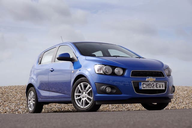 The Chevrolet Aveo is a good-looking car
