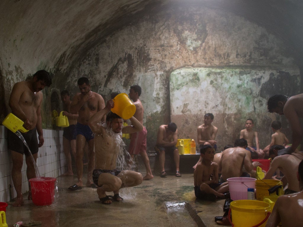 A bathhouse in Kabul, Afghanistan