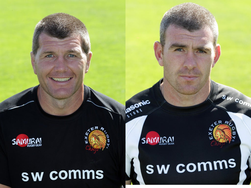 Rob and Richard Baxter have helped the Exeter Chiefs to dizzying
heights