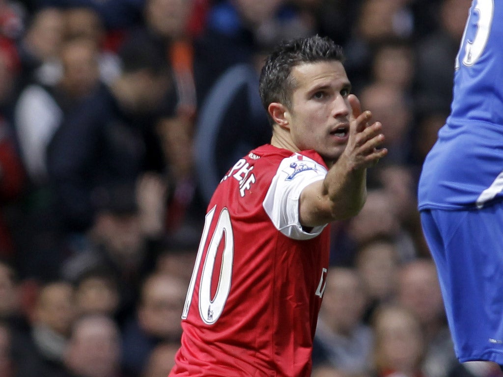 Robin van Persie is expected to be crowned Player of the Year by his peers in the Professional Footballers' Association