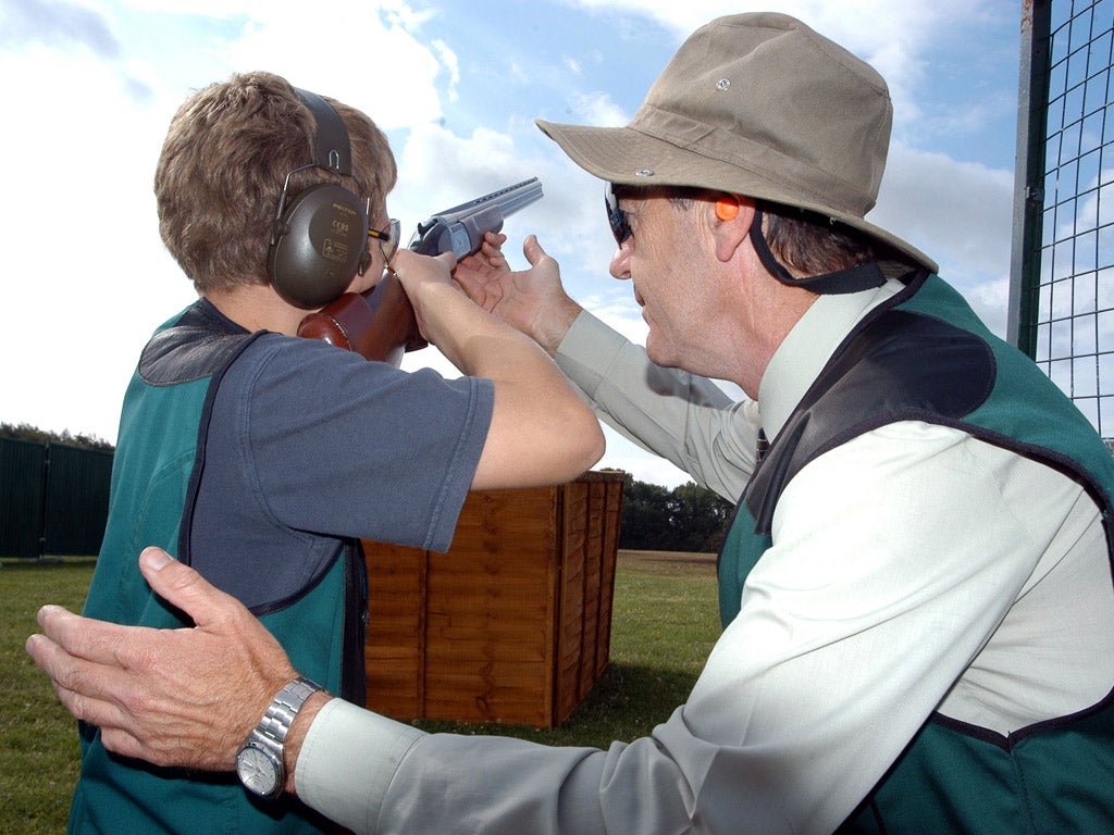 Take a hit: Learning the ropes at a clay pigeon shoot in Oxfordshire