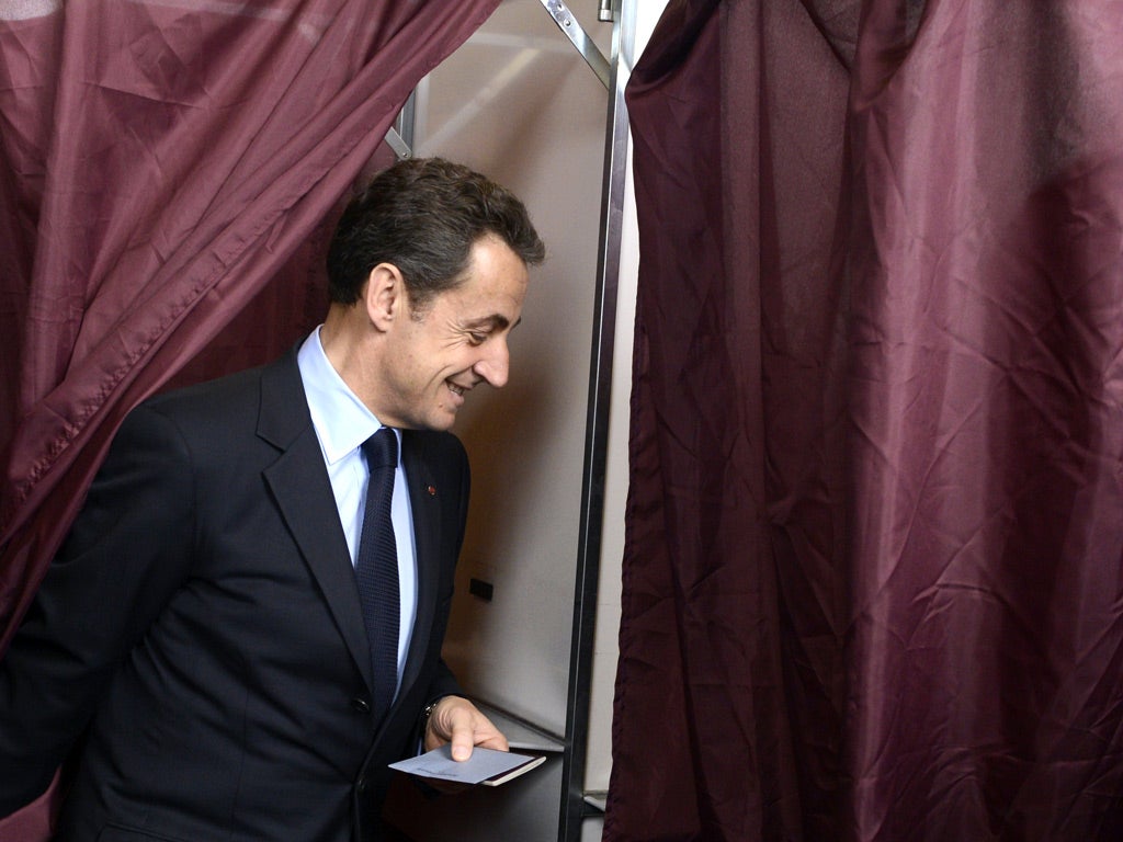 The incumbent Nicolas Sarkozy is widely expected to be ousted after just one fractious term in office