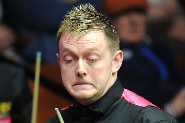 MARK ALLEN: The world No 11 labelled China’s
Cao Yupeng a cheat after his first-round loss on Sunday