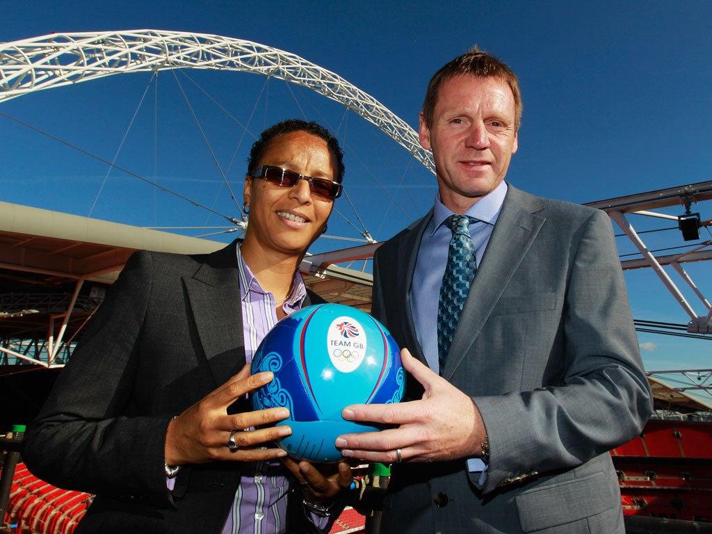 Hope Powell and Stuart Pearce will lead the women's and men's teams respectively