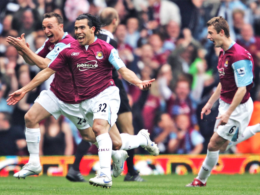 A Tevez inspired West Ham stay up in 2007