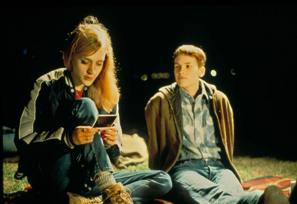 Sevigny with Hilary Swank in Boys Don't Cry