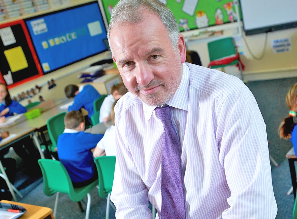 Fighting talk: Steve Iredale, NAHT leader and primary headteacher, at his school, Athersley South primary in Barnsley
