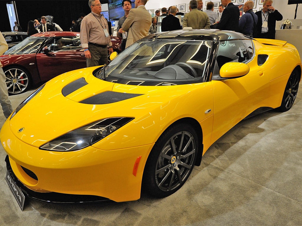 The Lotus Evora GTE supercar