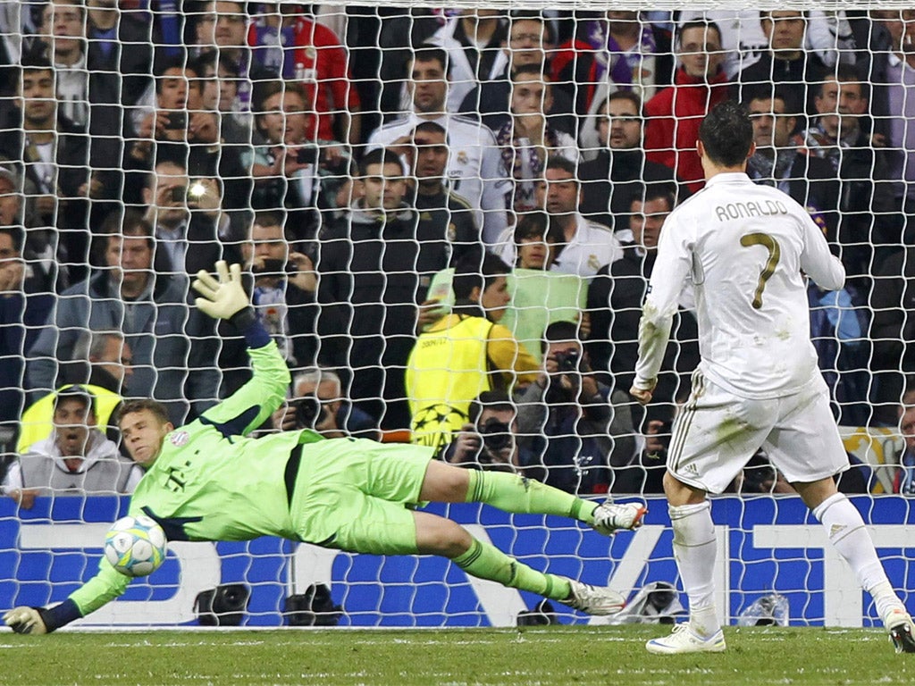 Manuel Neuer brilliantly saves Ronaldo's penalty
