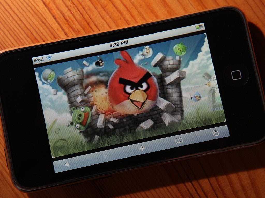 Angry Birds took best game second year running at the Carphone Warehouse Appys