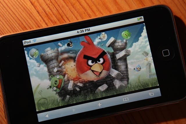 Angry Birds took best game second year running at the Carphone Warehouse Appys