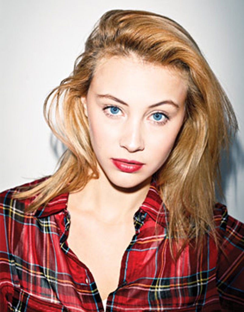 Face to watch: Sarah Gadon will be seen in both David Cronenberg's Cosmopolis and his son Brandon's debut Antiviral at next month's Cannes festival
