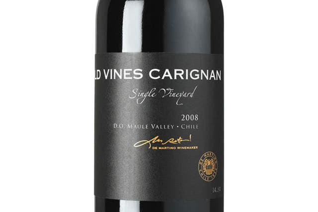 Subtle depth of flavour: Old Vines Carignan 2008