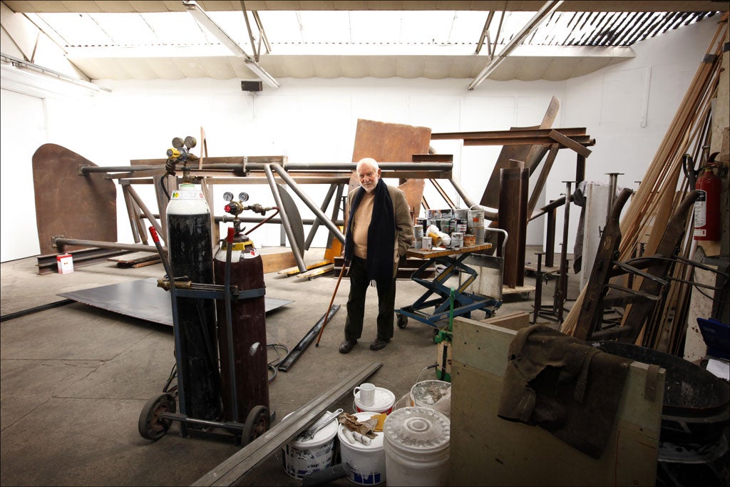 Playground: Sir Anthony Caro in his studio in London