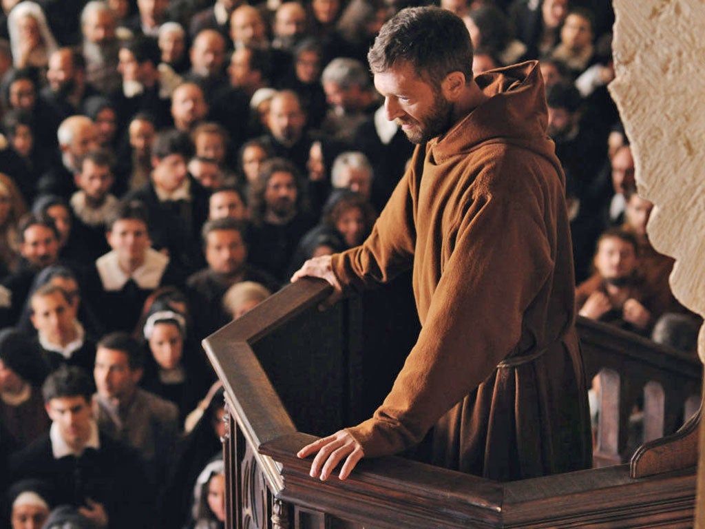 Pulpit fiction: Vincent Cassel stars as a holy man in ‘The Monk’
