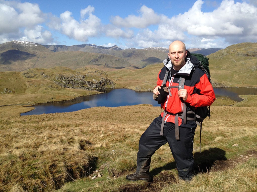 Wild times: Rob Cowen sets off on his adventure